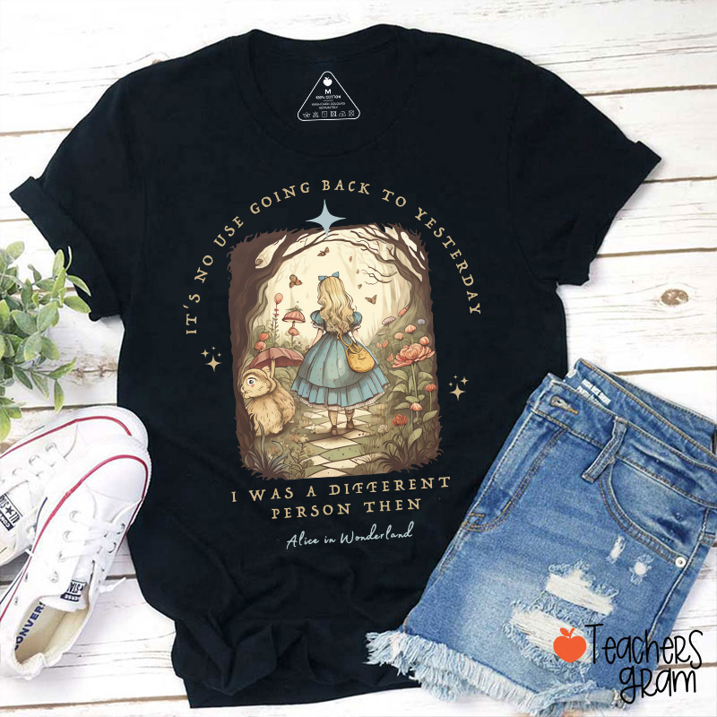 Alice In Wonderland Teacher T-Shirt Sale-Teachersgram