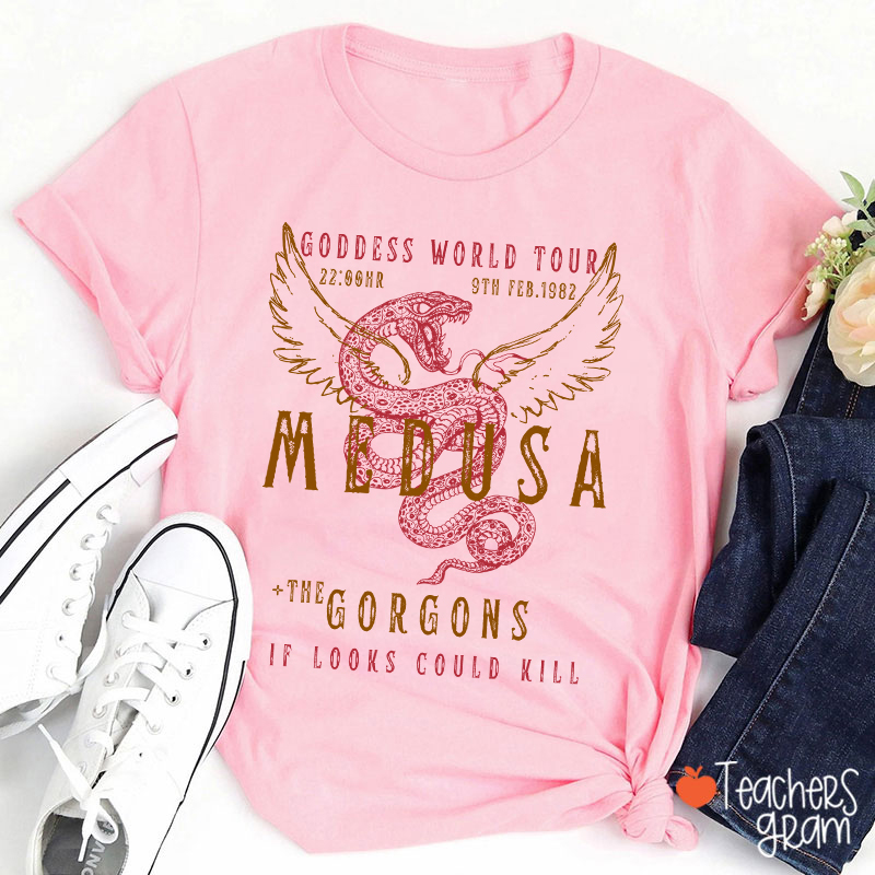 Medusa The Gorgons Teacher T-Shirt