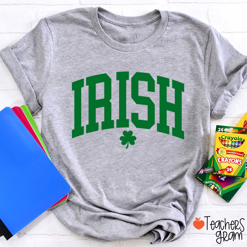 Irish Shamrock St Patricks Day Teacher T-Shirt