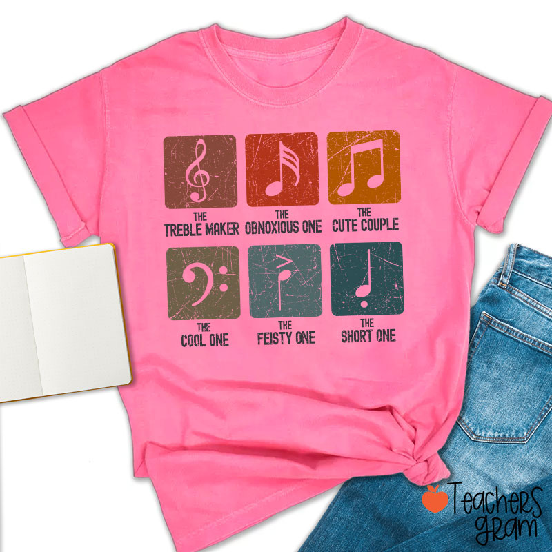 The Treble Maker The Obnoxious One Funny Music Teacher T-Shirt