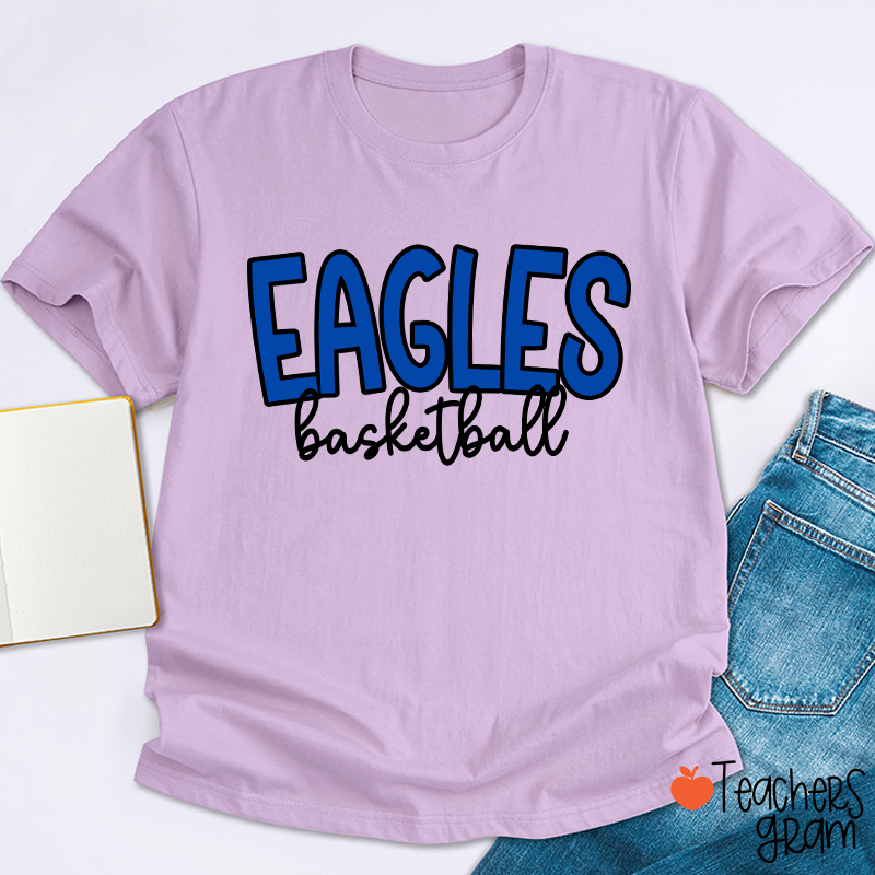 Personalized Mascot And Sport School Spirit Teacher T-Shirt