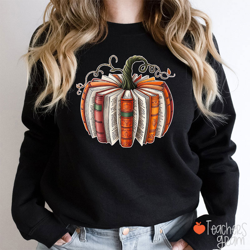 Pumpkin Book  Teacher Sweatshirt