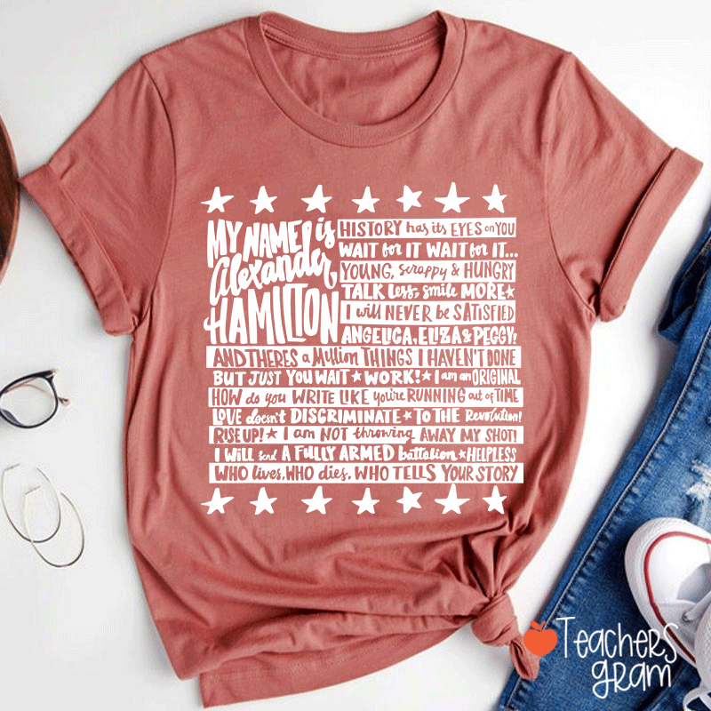 My Name Is Famous Theater Teacher T-Shirt