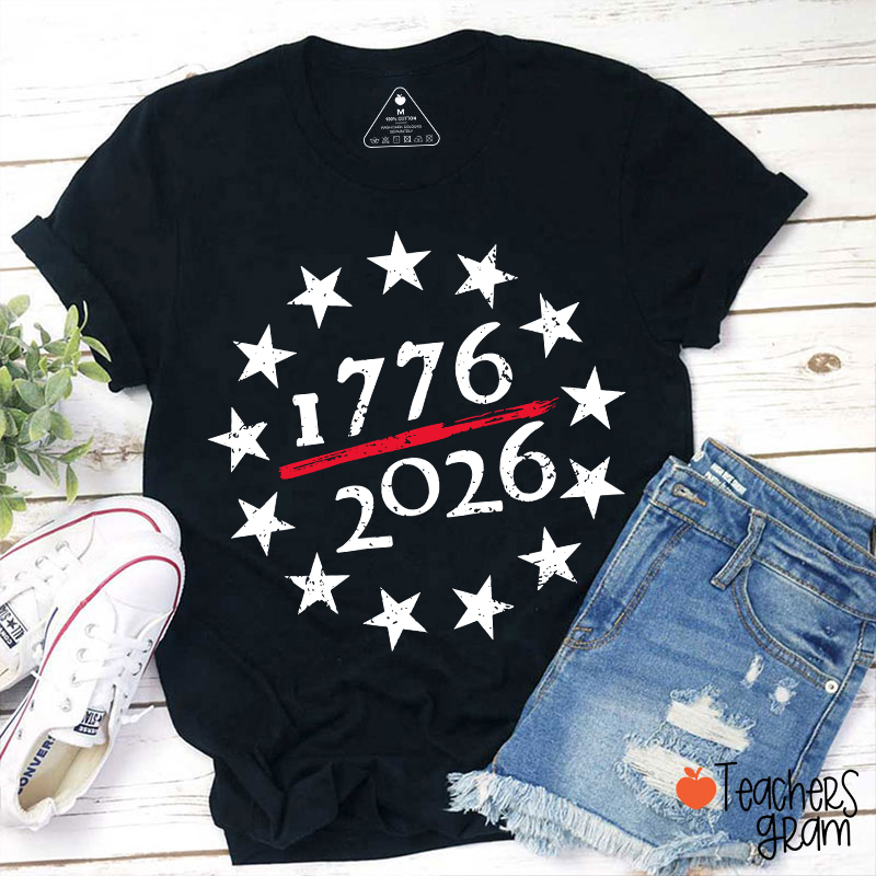 USA 250th Anniversary Teacher T-Shirt