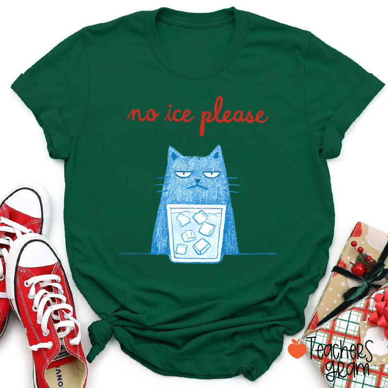 No Ice Please Teacher T-Shirt