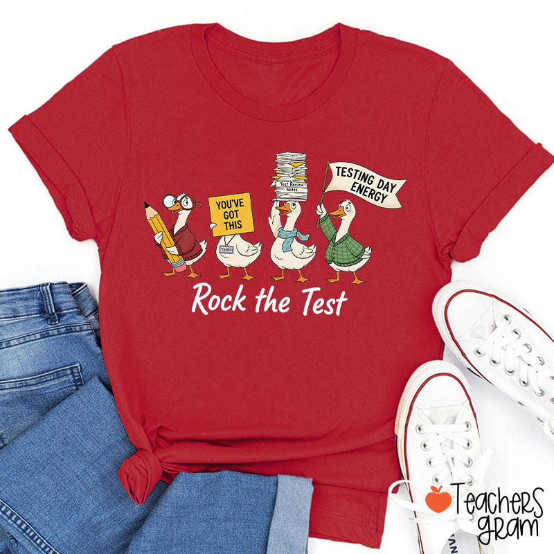 You've Got This Testing Day Energy Rock The Test Teacher T-Shirt