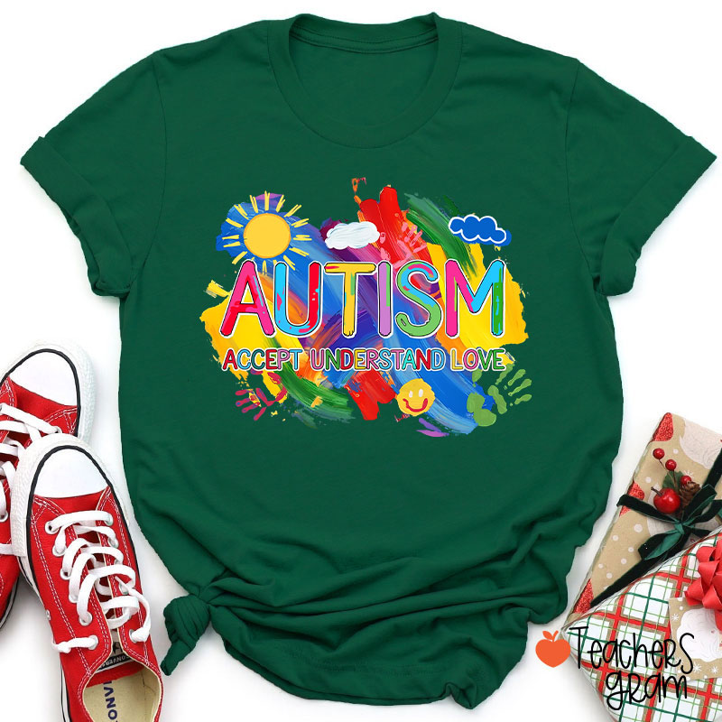 Autism Accept Understand Love Teacher T-Shirt