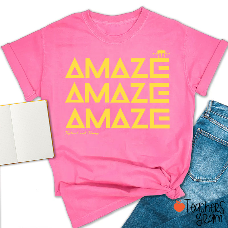 Amaze Funny Space Quote Teacher T-Shirt