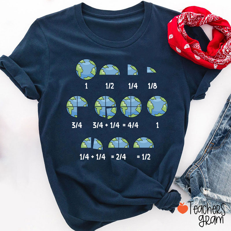 Earth Day Math Teacher T-Shirt
