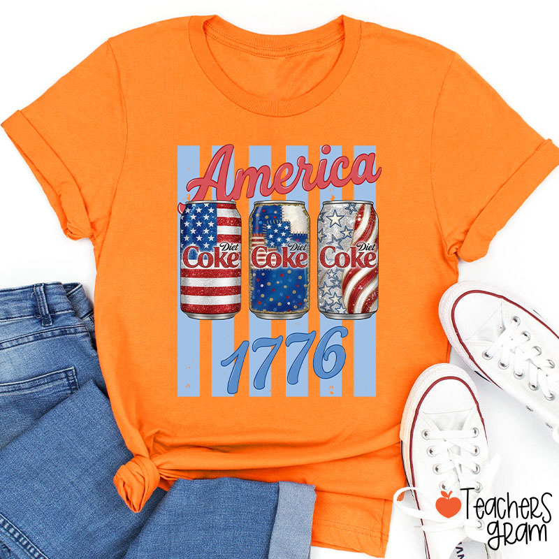America 1776 Coke Teacher T-Shirt