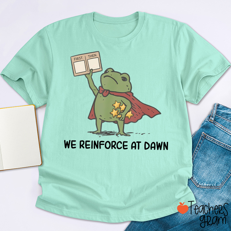We Reinforce At Dawn Teacher T-Shirt