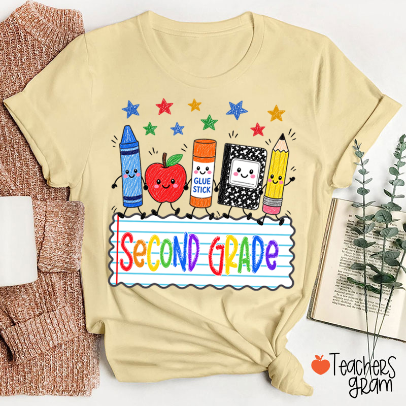 Personalized Grade And Name Dream Team Teacher T-Shirt
