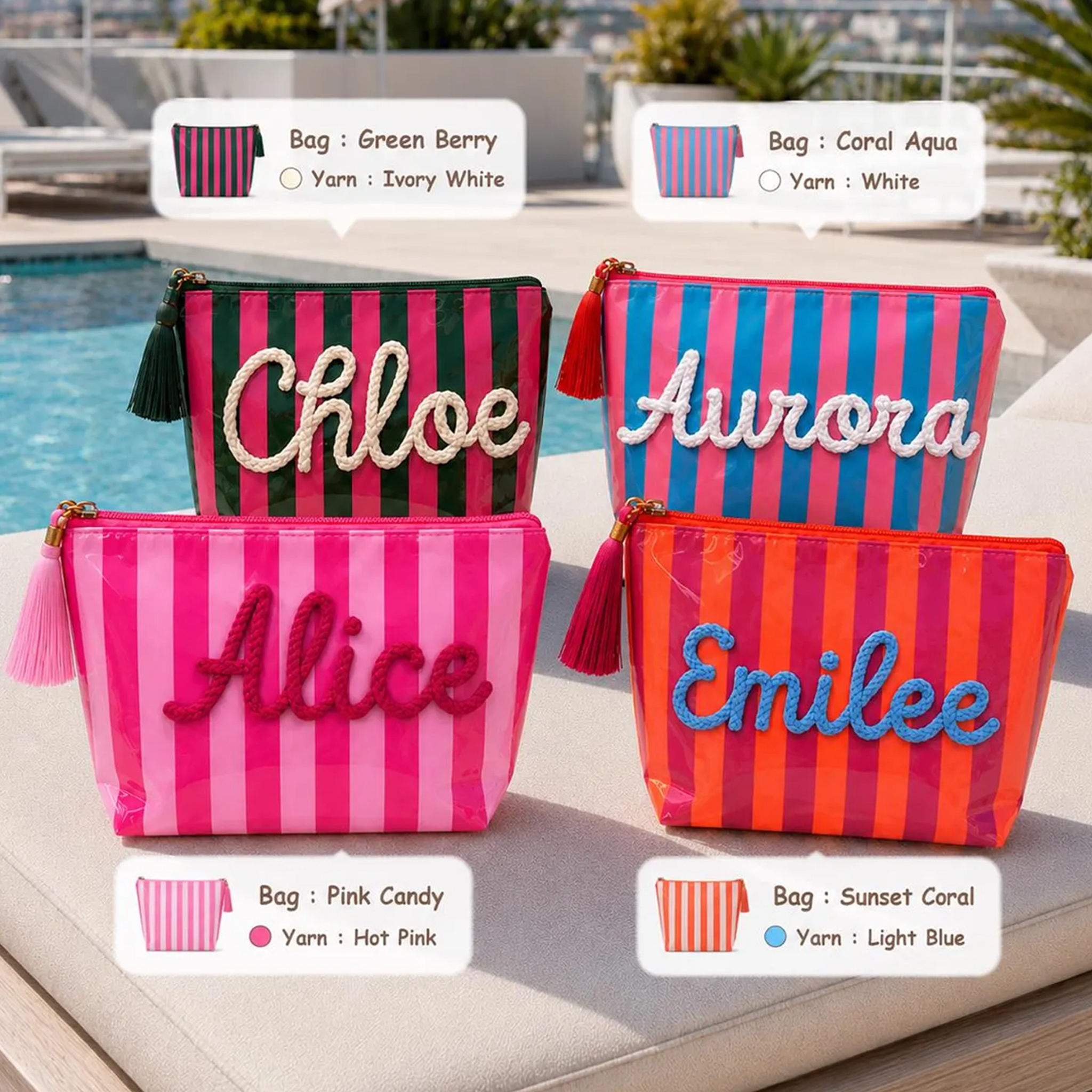 Personalized PVC Makeup Bag