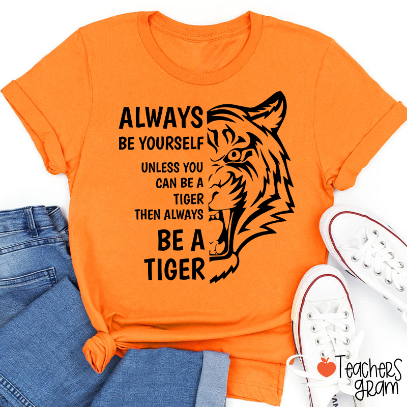Personalized Mascot Silhouette Quote Teacher T-Shirt