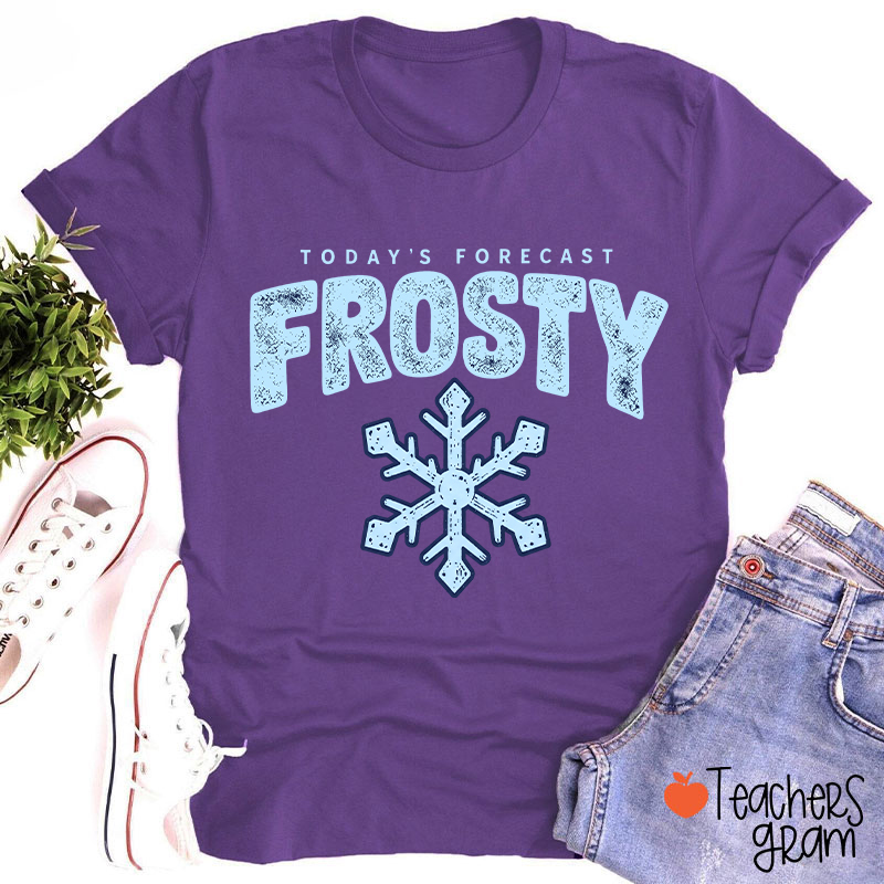 Personalized Fun Weather Report Crew Teacher T-Shirt