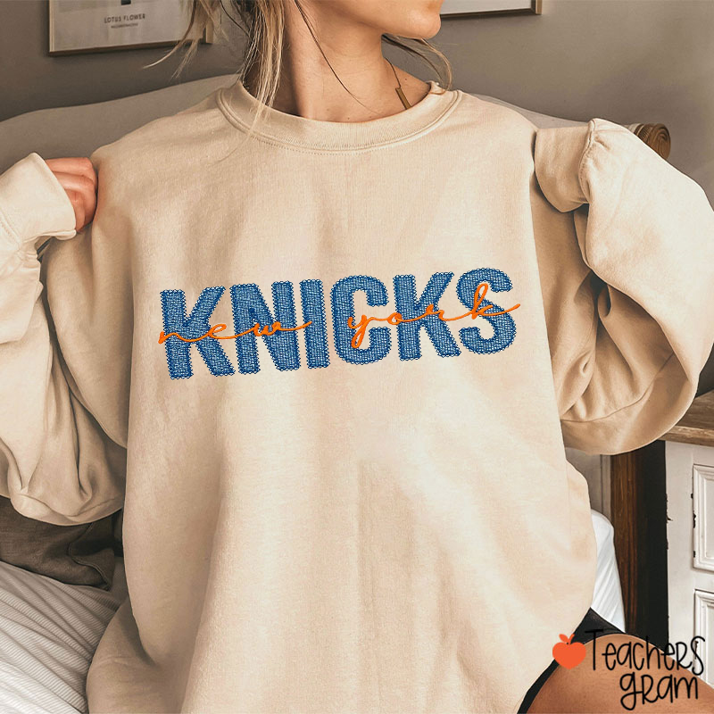 Personalized Embroidered Mascot And  College University Teacher Sweatshirt