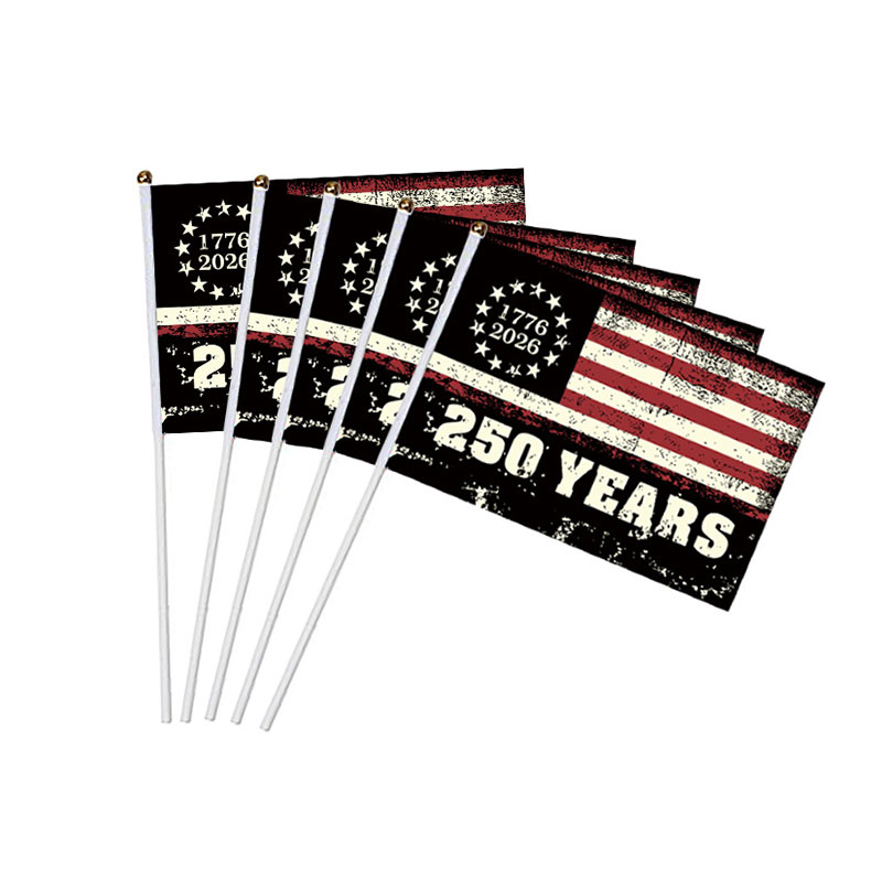 1776-2026 250 Years Teacher Handheld Flags