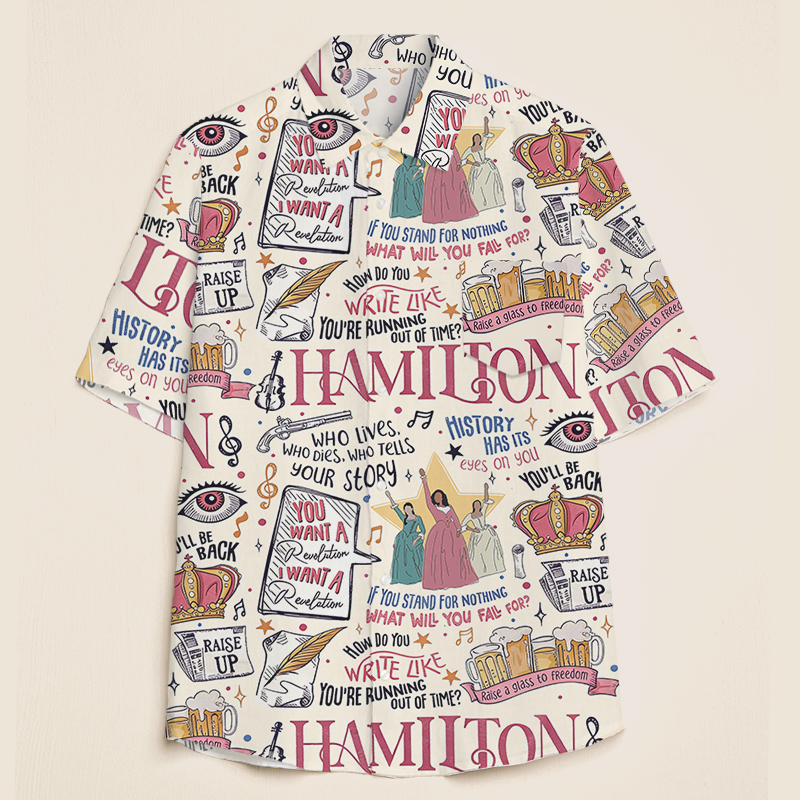 Broadway Musical Quotes Teacher Short Sleeve Shirt