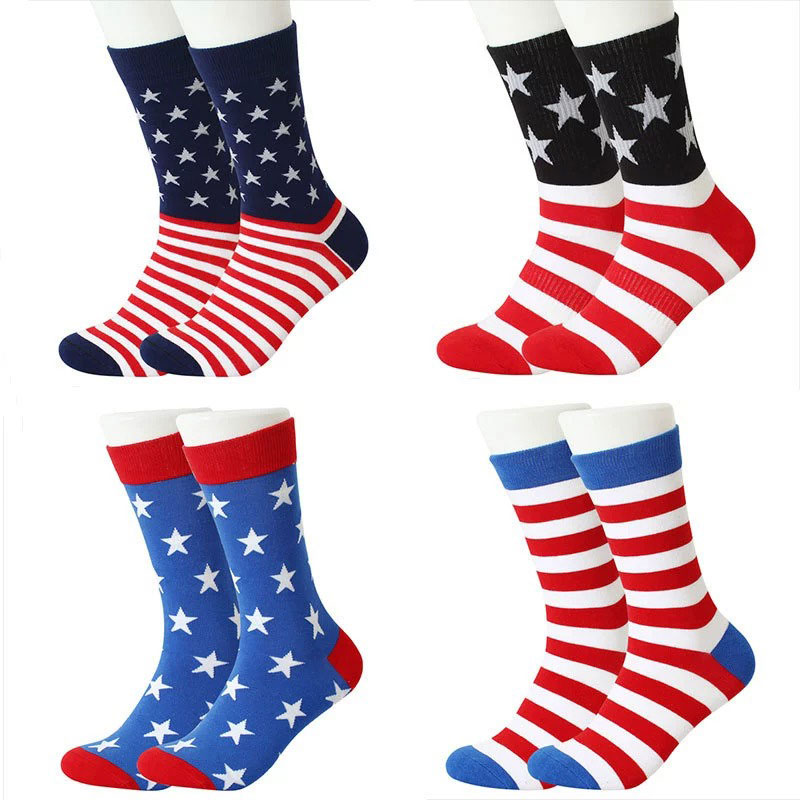 The Fourth Of July Vibes Teacher Socks