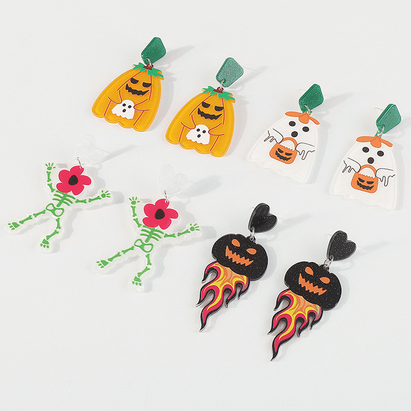 Halloween Funny Acrylic Earrings