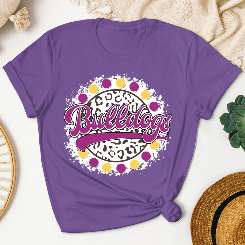 Personalized Mascot Retro Vintage Style Teacher T-Shirt