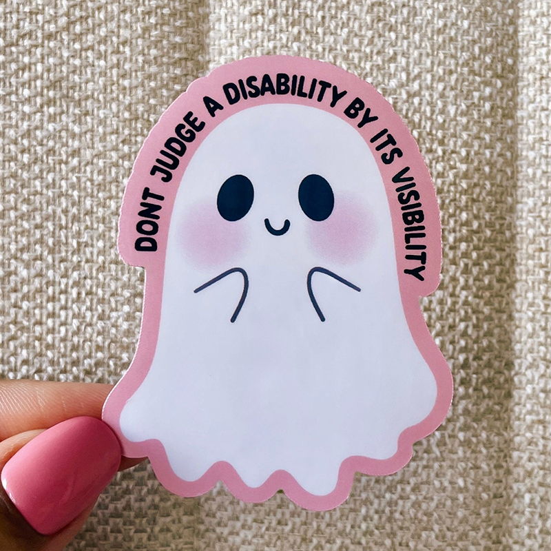 Don't Judge A Disability Stickers
