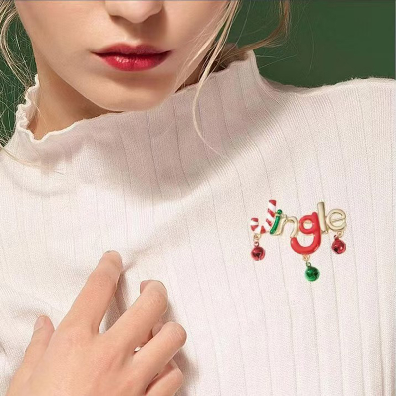 Cartoon Bell Jingle Teacher Pin