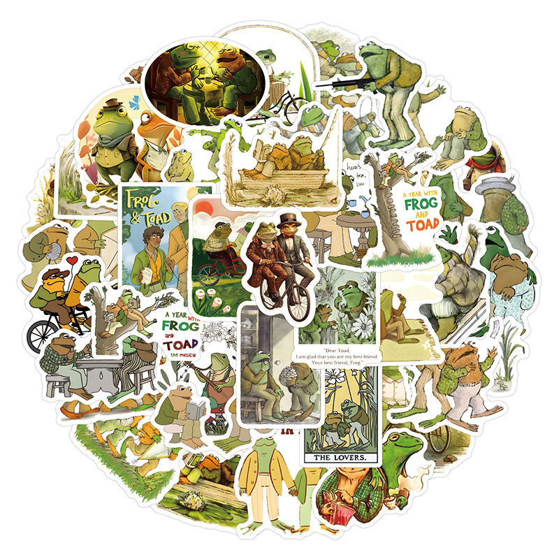 Frog And Toad Teacher 50PCS Stickers