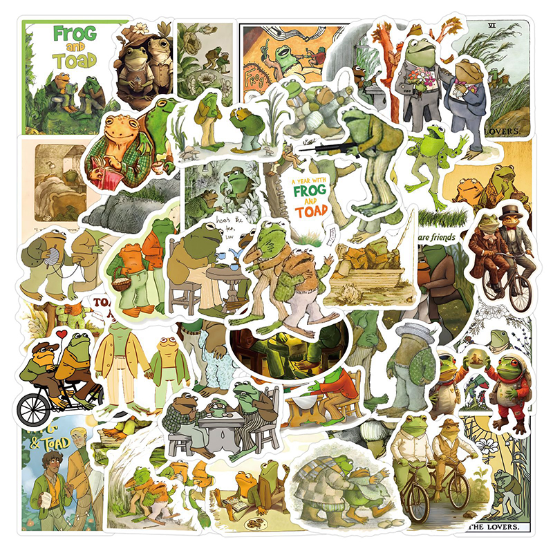 Frog And Toad Teacher 50PCS Stickers