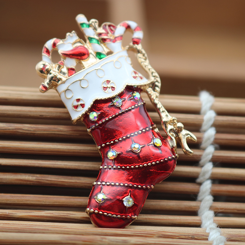 Christmas Stockings Teacher Pin