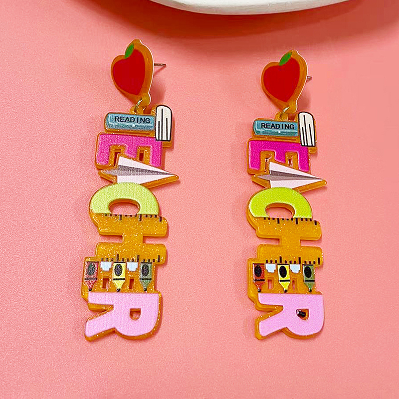 Hearts Love Letters Earrings