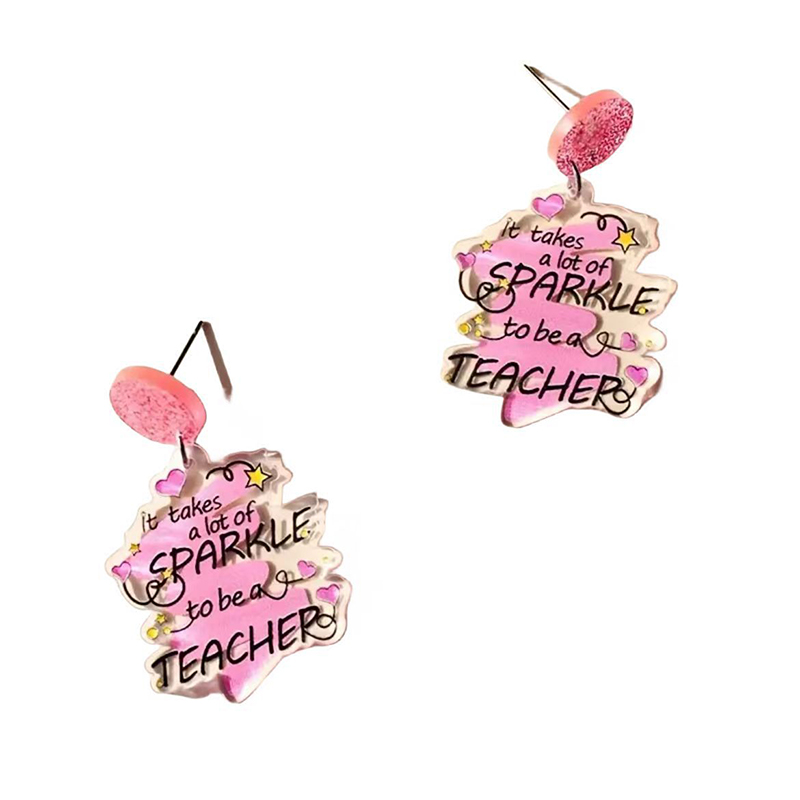 It Takes A Lot Of Sparkle To Be A Teacher Earrings