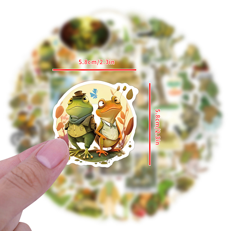 Frog And Toad Teacher 50PCS Stickers