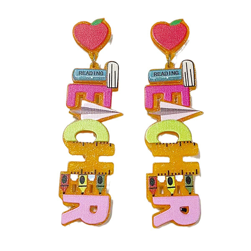 Hearts Love Letters Earrings