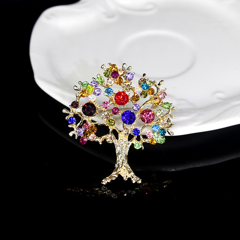 Colorful Diamond Tree Of Life Teacher Pin