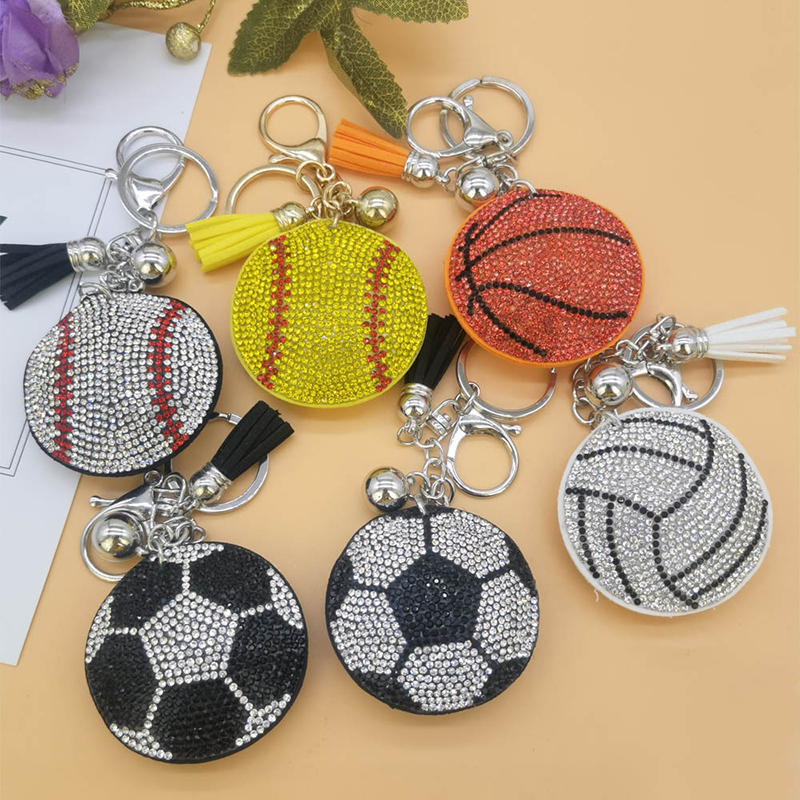 Diamond Sport Teacher Keychain