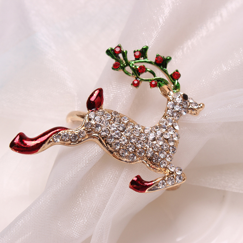 Reindeer Full Of Diamonds Teacher Pin
