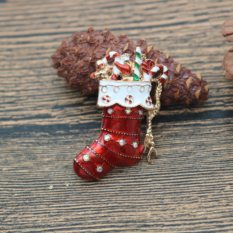 Christmas Stockings Teacher Pin