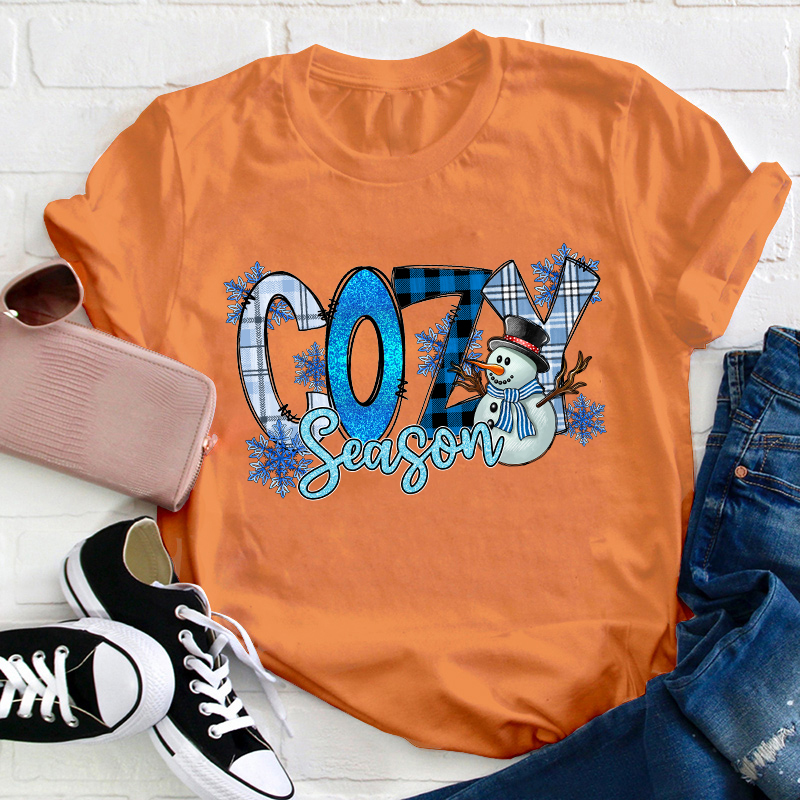Cozy Season Teacher T-Shirt