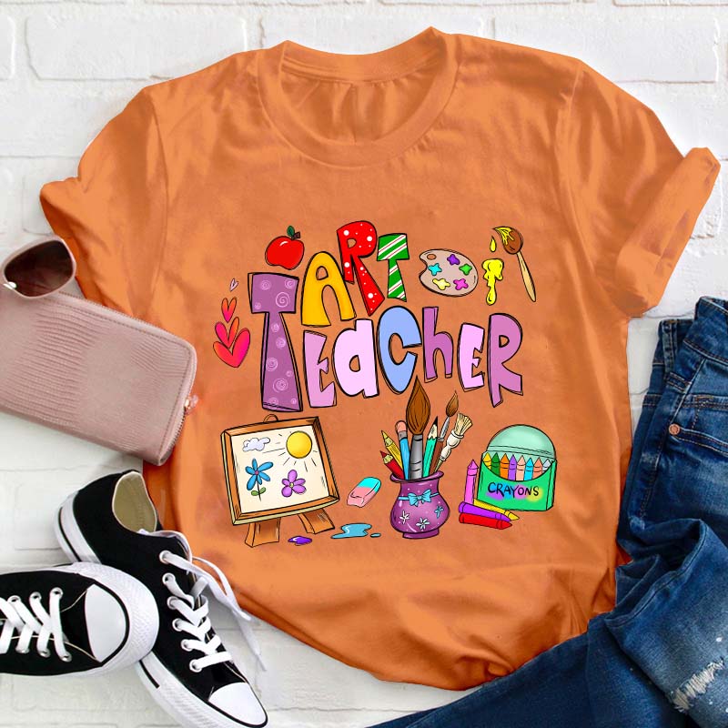 Drawing Lover Teacher T-Shirt