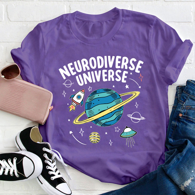 Neurodiverse Universe Teacher T-Shirt
