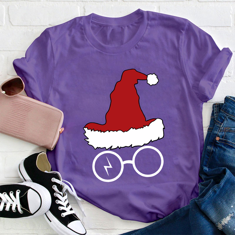 Feel The Magic Of Christmas Teacher T-Shirt