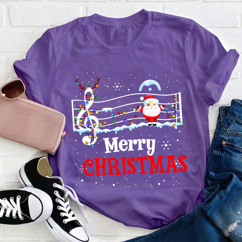 La La La Merry Christmas Teacher T-Shirt