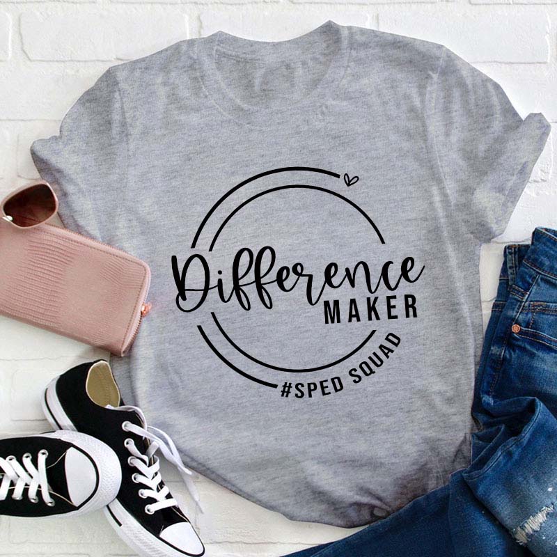 Difference Maker Teacher T-Shirt