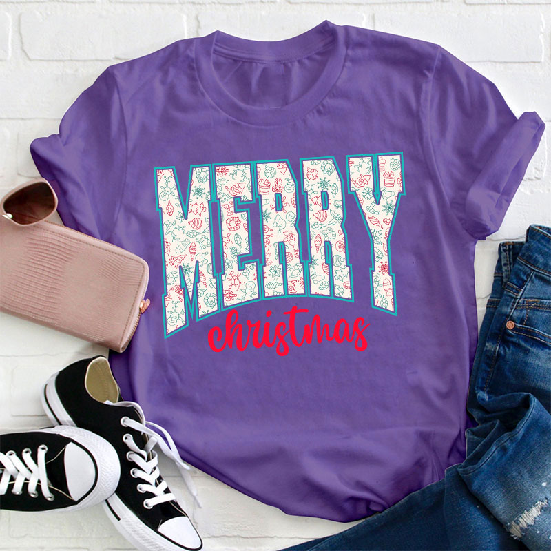 Merry Christmas Teacher T-Shirt