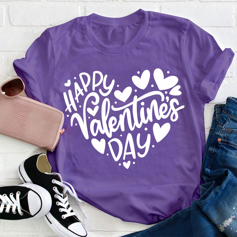Happy Valentine's Day Teacher T-Shirt