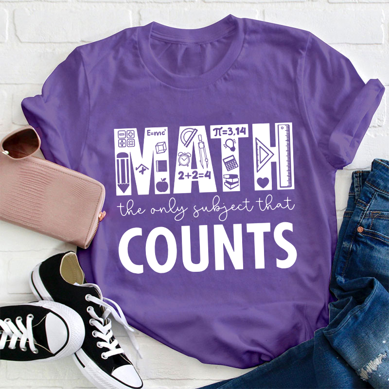 Math Counts Teacher T-Shirt