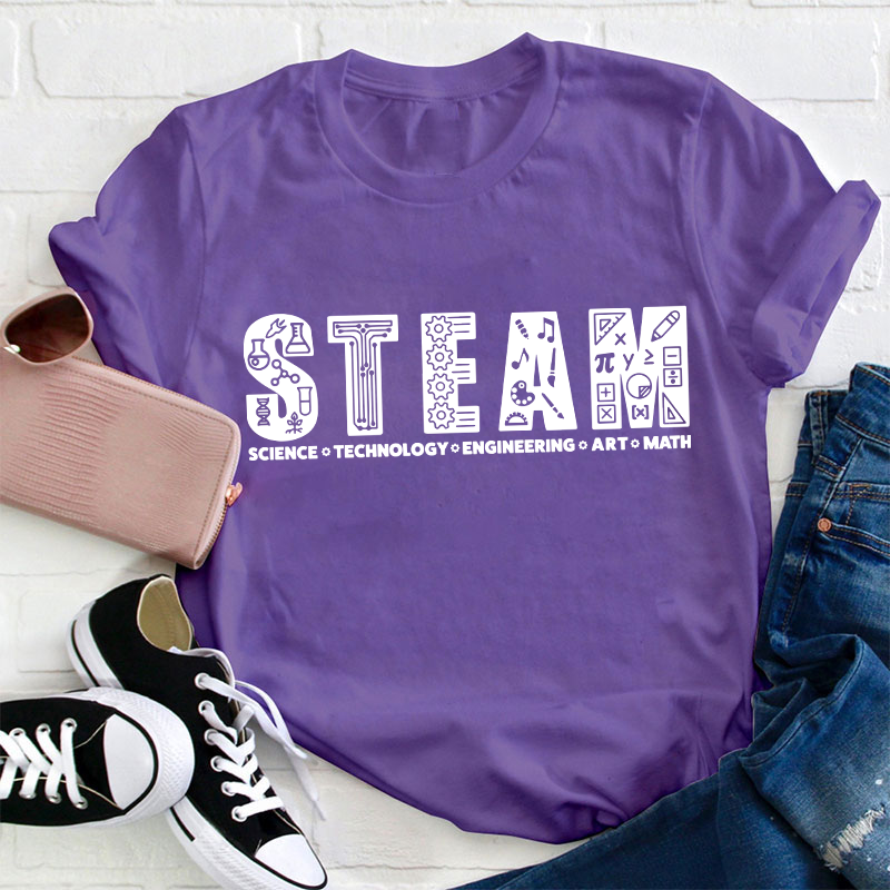 Science Technology Engineering Art Math Teacher T-Shirt