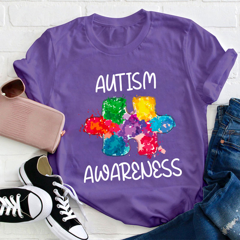 Autism Awareness Teacher T-Shirt