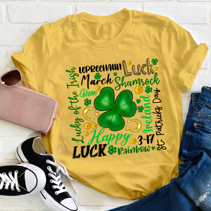 Happy St Patrick's Day Teacher T-Shirt